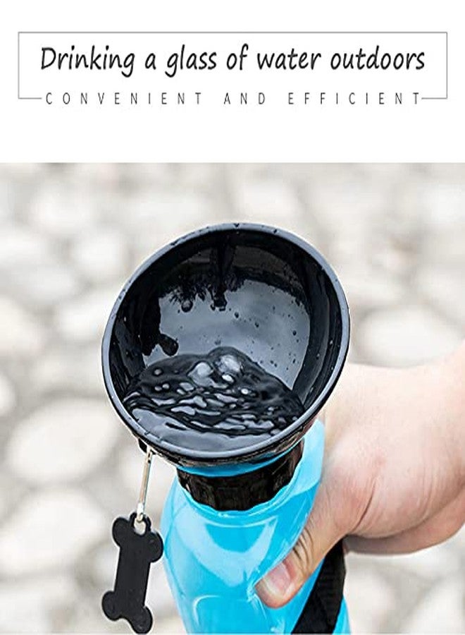 BEUMORO Dog Water Bottle, Leak Proof Portable Dog Water Bottles for Walking, Doggie Puppy Outdoor, Traveling Water Bottle Auto Dog Mug for Pets,18 Oz (Aqua Water Bottle) - Image 4